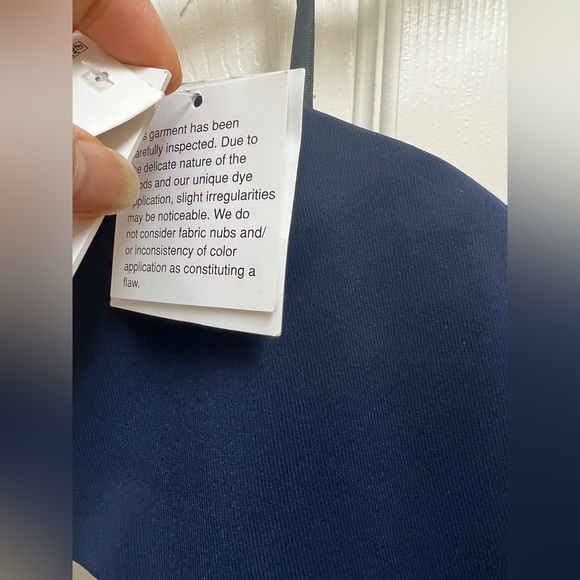 💙 NWT! Navy Off The Shoulder Slit Gown - Picture 9 of 12